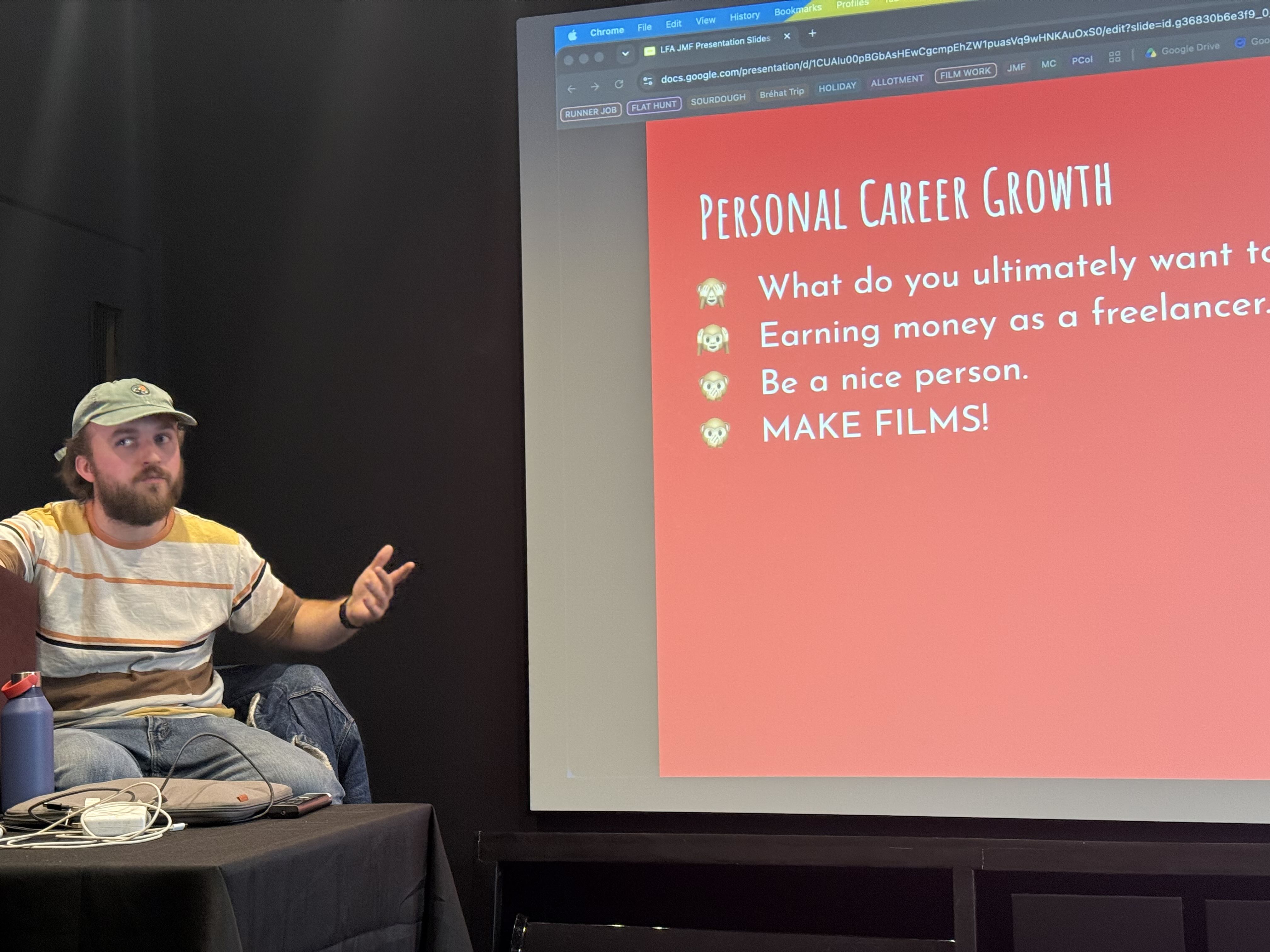 OSCAR PRESENTING MASTERCLASS AT LFA 